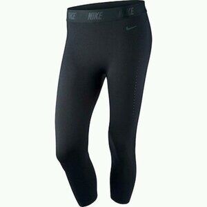 Nike Pro Elite Knit Women's Capri Black L/XL
